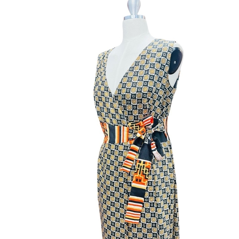 Malihini Hawaii Maxi Wrap Dress M Hawaiian Designers Collection Vintage Aloha - Picture 3 of 15
